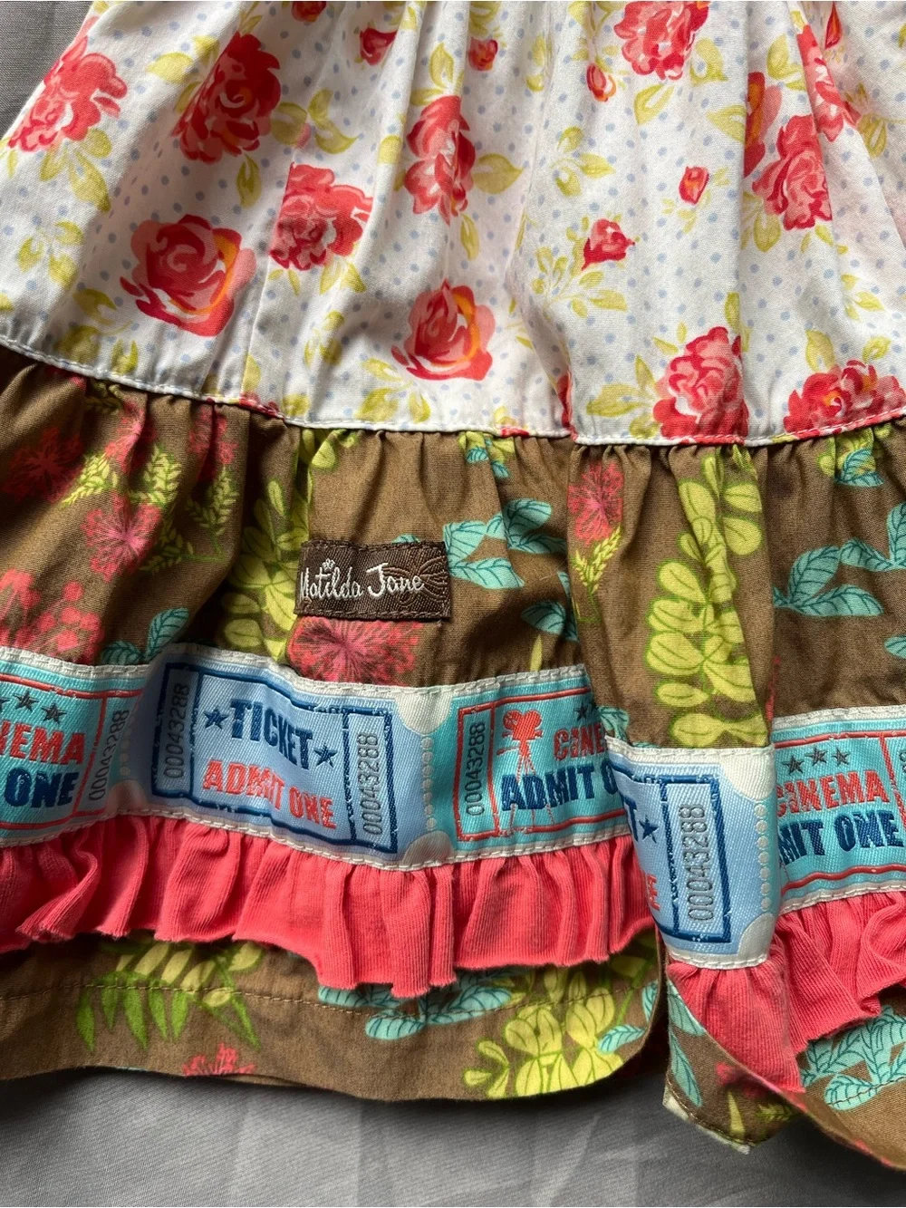 Matilda Jane Raffle Ticket Ellie Tiered Girls Dress